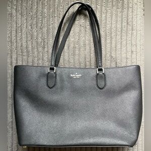 Black Leather Kate Spade Tote